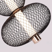 Suspended LED Chandelier LM550/3BK, 12W, Light 3000/4000/6000K, Black