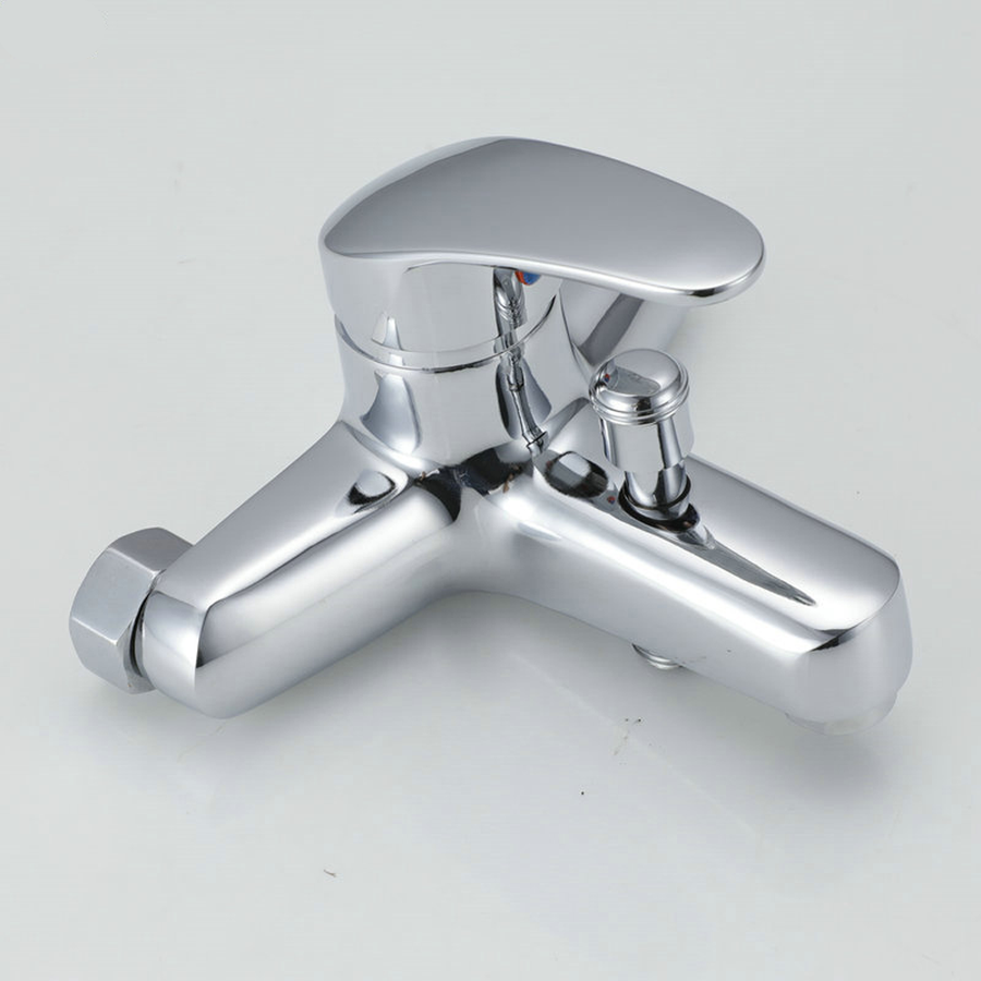 Bathtub Faucet, Shower Head and Hose Included, Alloy, Ceramic Cartridge, Chrome, CD001