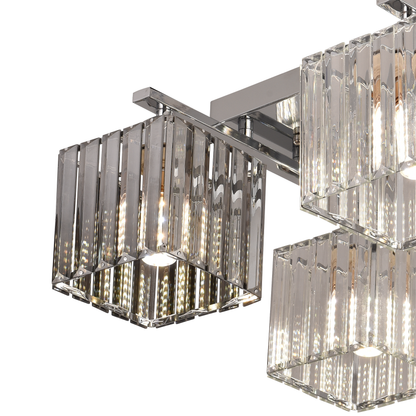 Georgian Chandelier 1x E27 Black