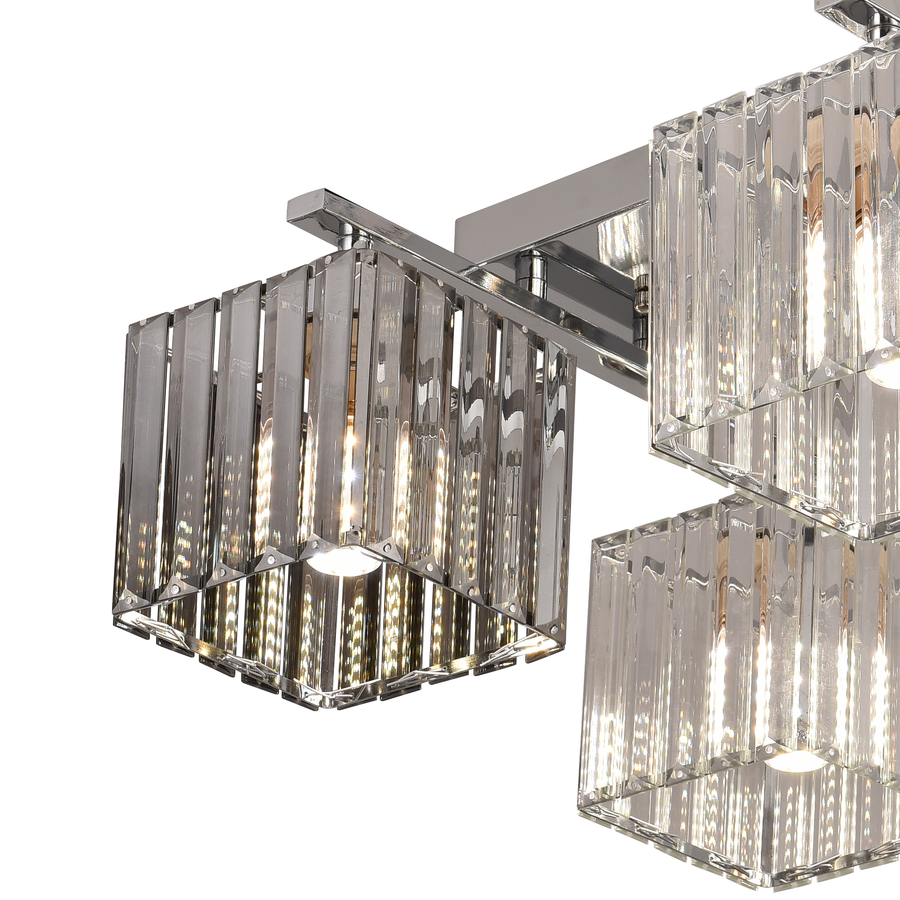 Georgian Chandelier 1x E27 Black