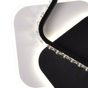 LED LED LED PRISMIQ, 34W, 3 squares, cold/hot/neutral light, black