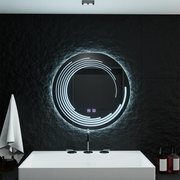 LED Round Mirror 70cm Lira Verità Touch Dimmable Demister System