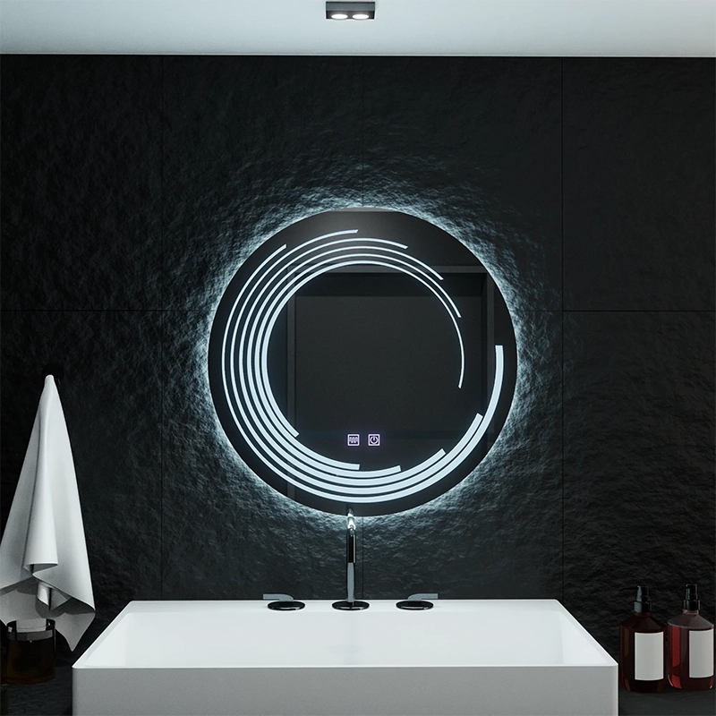 LED Round Mirror 70cm Lira Verità Touch Dimmable Demister System