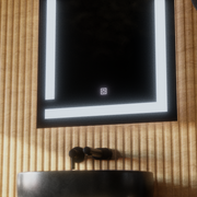 Giga LED mirror, 60x80cm, Touch, 6000K light