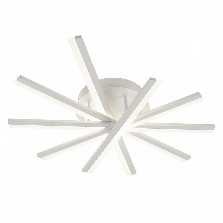 LED chandelier with ZOE remote control, 67W, Cold/Warm/Neutral light, Dimmable, White