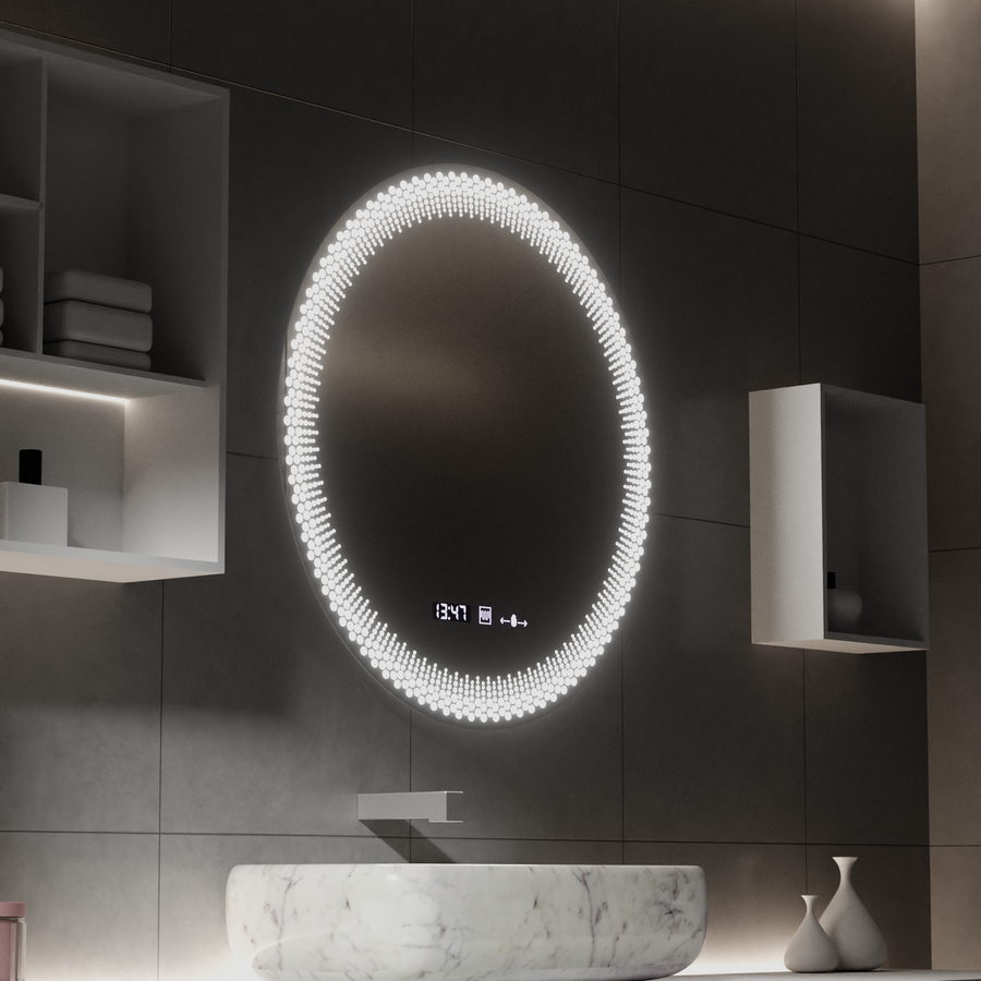 60cm round LED mirror - stellaire touch system unknown disabling