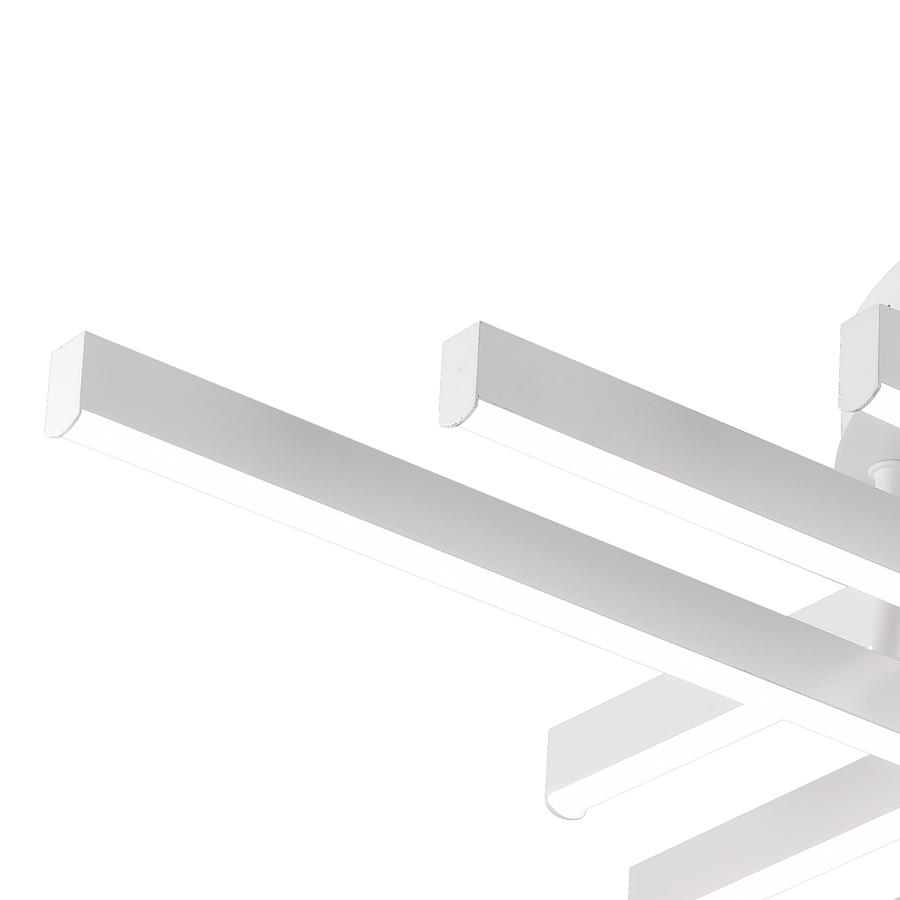 GIO LED Chandelier, 82W, Cold/Warm/Neutral Light, White