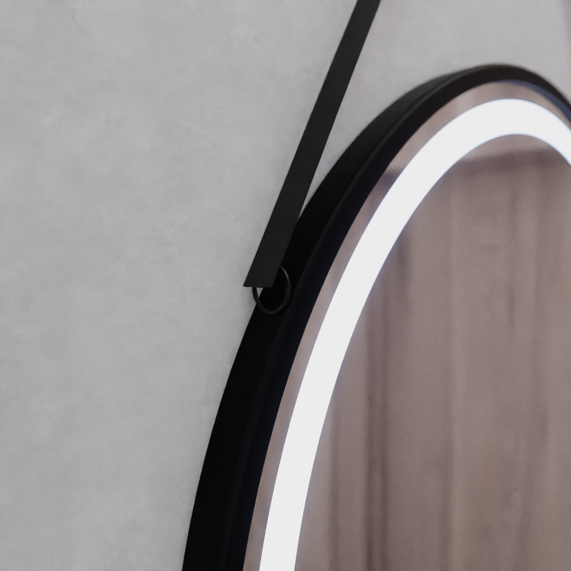 Mirror LED Round 60cm Basic Touch