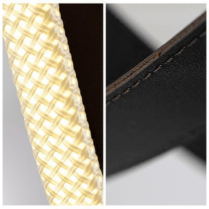 Modern Chandelier, LED, ARIA Largo, 31W, Warm light, Black