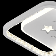 LED LED NYXORA QUADRO, 36W, 2 squares, cold/hot/neutral light, black
