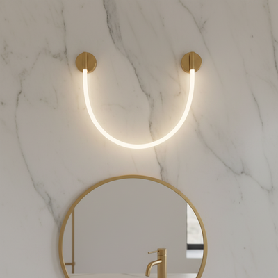 LED Wall Light, 110cm, 3000K/4000K/6000K, Gold