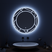 Touch Astrix LED mirror 70x70 cm 