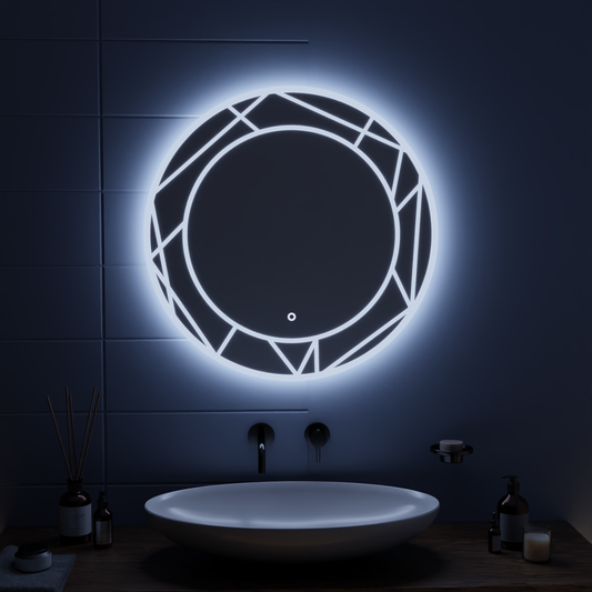 Touch Astrix LED mirror 70x70 cm 