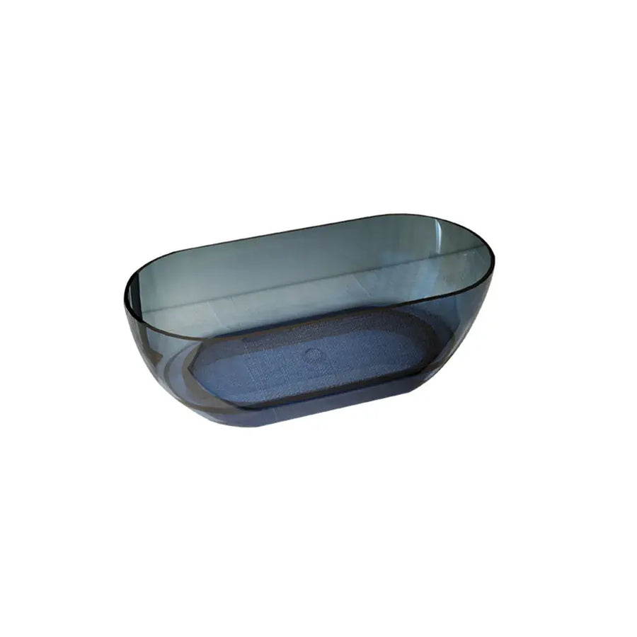 Freestanding bathtub, Oval, Sky Blue, Resin, 150x72x56cm