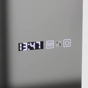 Mirror LED rectangular 60x150cm Alessia Sensor Radar Marcello Clock Defrost & Dimable Thermometer