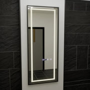 Mirror LED rectangula 60x150cm Bianca Sensor Radar Marcello Clock Defrost & Dimable Thermometer