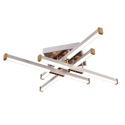 LED Chandelier with Remote Control LT178/4WH, 54W, 4 Elements, Cold/Warm/Neutral Light, Dimmable, White