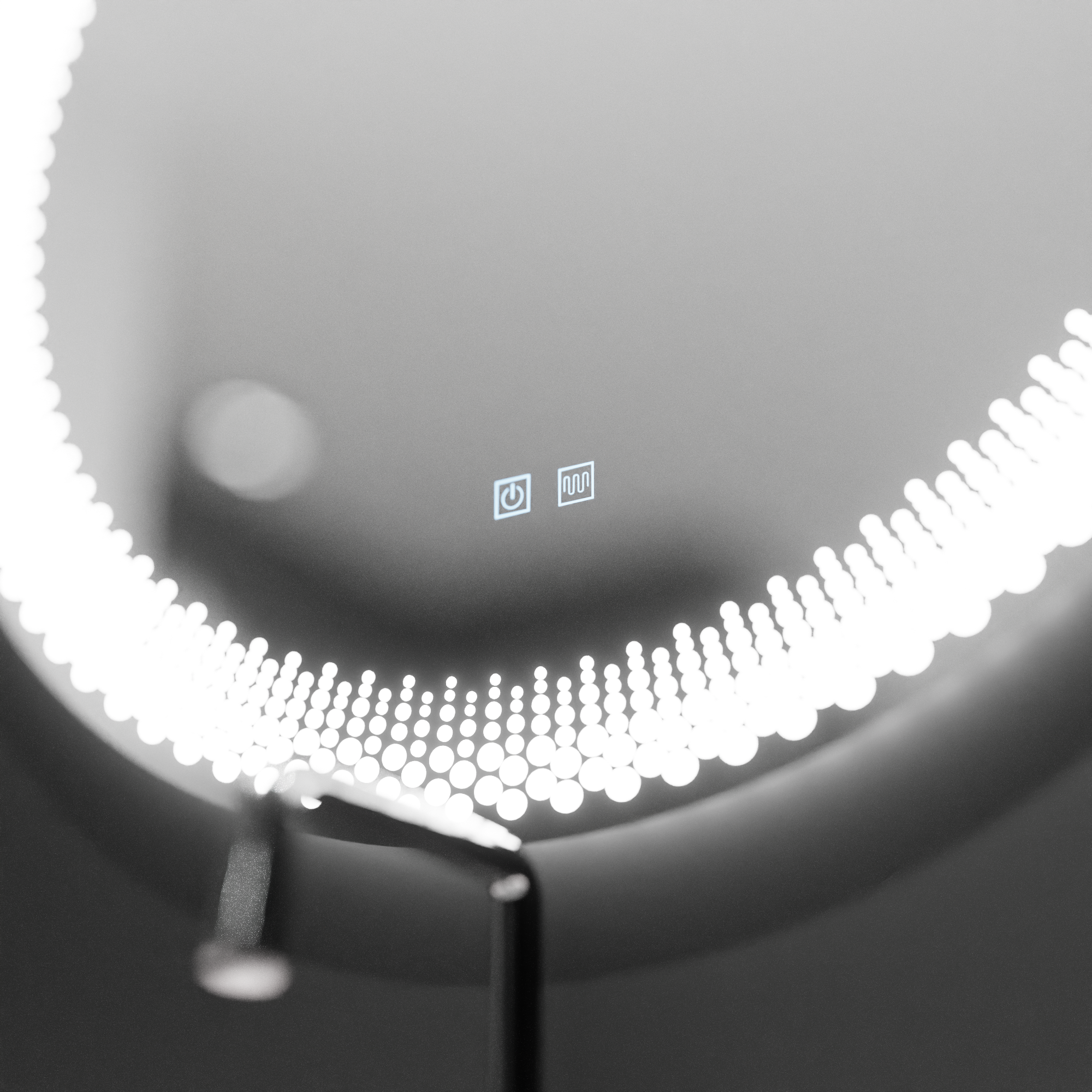 60cm round LED mirror - stellaire touch system unknown disabling
