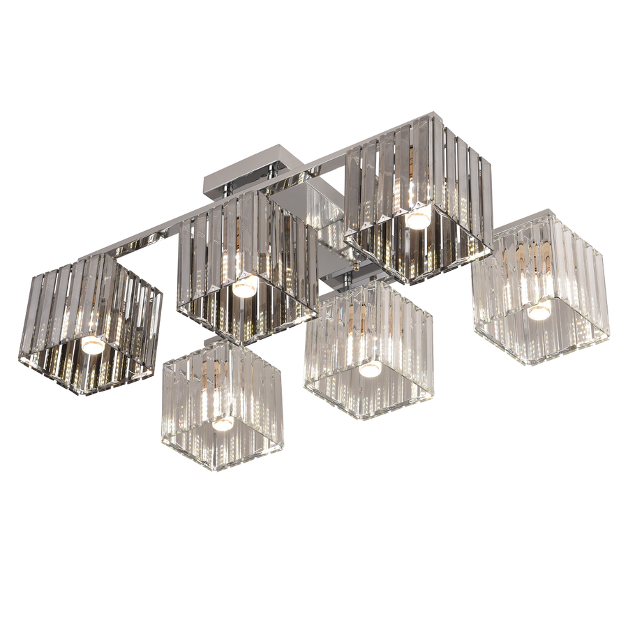 Georgian Chandelier 1x E27 Black