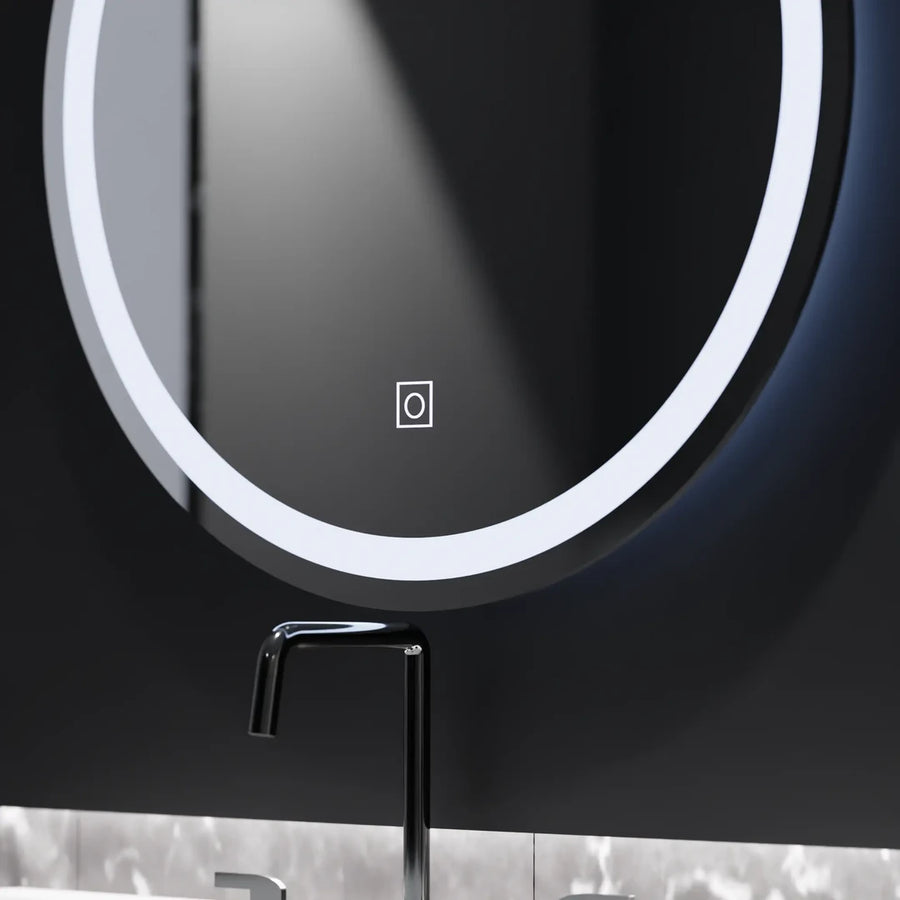 Round LED Mirror 70cm Basic Touch 