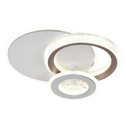 LED LED Fractalum RONDO, 36W, 3 circles, cold/hot/neutral light, black