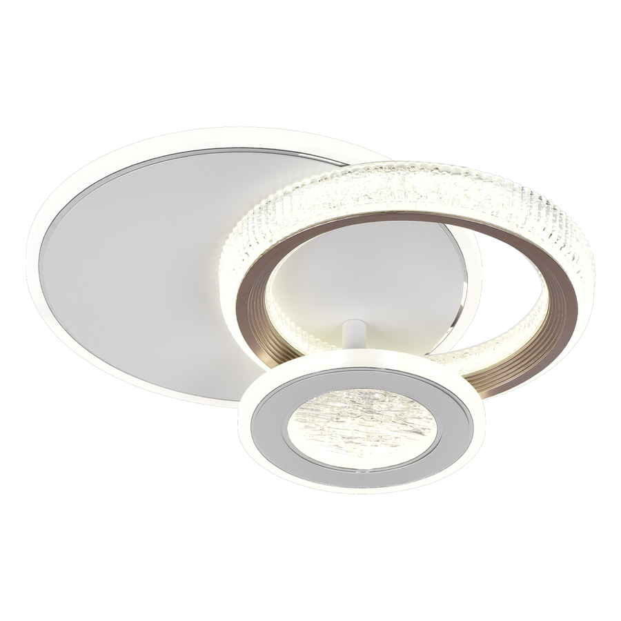 LED LED Fractalum RONDO, 36W, 3 circles, cold/hot/neutral light, black