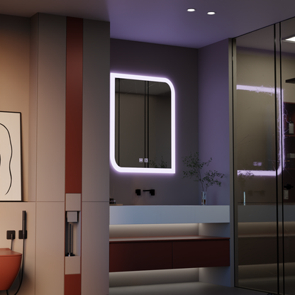 Rectangular LED Mirror, 60X80cm, E69S/60X80, Touch, Demist System