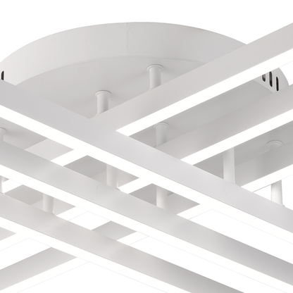 GIO LED Chandelier, 82W, Cold/Warm/Neutral Light, White