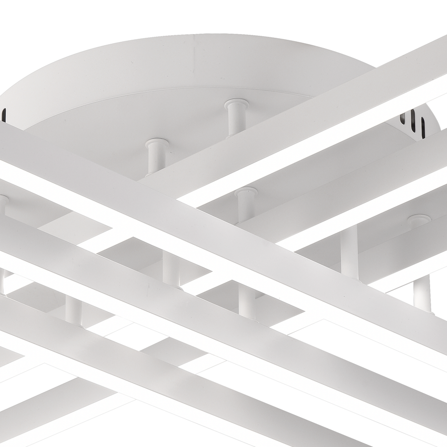 GIO LED Chandelier, 82W, Cold/Warm/Neutral Light, White