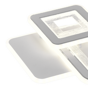 LED LED Square, 34W, 3 squares, cold/hot/neutral light, white