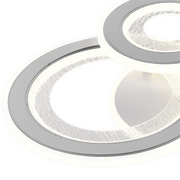 LED LED NYXORA CIRCO, 36W, 3 circles, cold/hot/neutral light, white