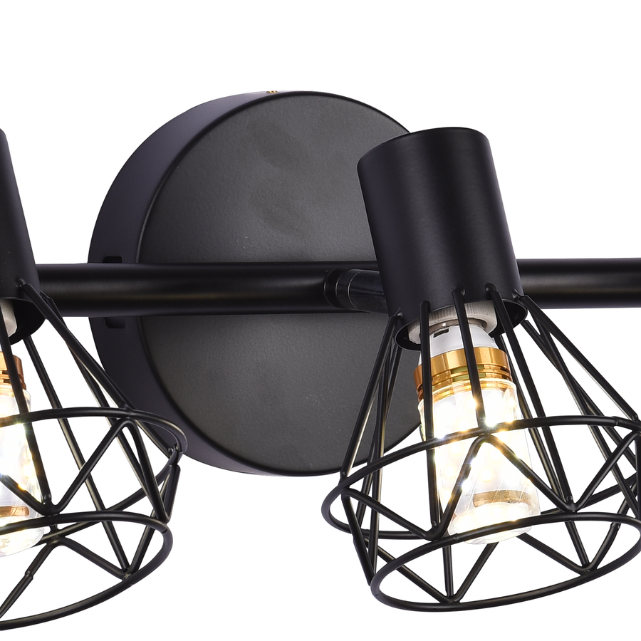 Chandelier with Lampshade, GRACIE, LC365/4BK, Diamond, 4xE14, Black, Metal