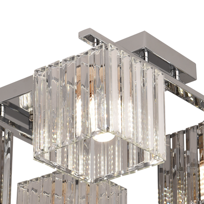 Georgian Chandelier 1x E27 Black