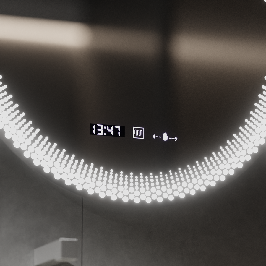60cm round LED mirror - stellaire touch system unknown disabling