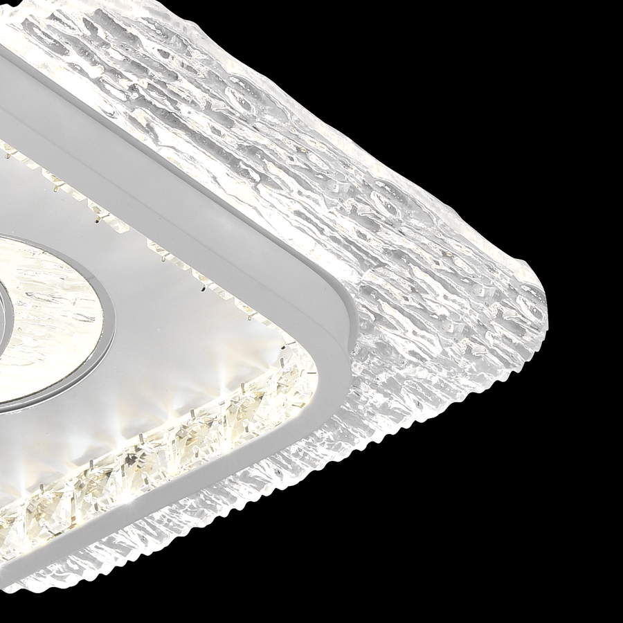 LED LED NYXORA QUADRO, 36W, 2 squares, cold/hot/neutral light, black