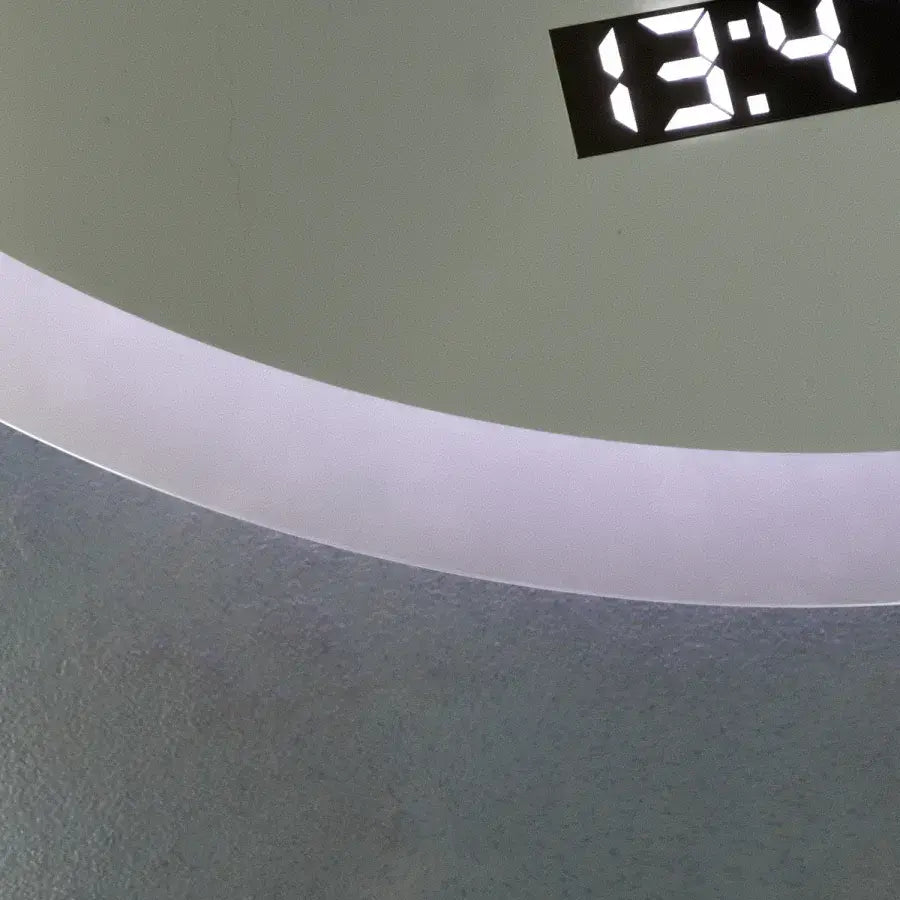 Mirror LED round 70cm Elysee Motionglow Marcellow Dimable Clock Deframenting System