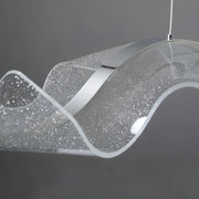 LED Chandelier with Remote Control, Suspended AMI 63W, Linear, Cold/Warm/Neutral Light, White, Adjustable Height