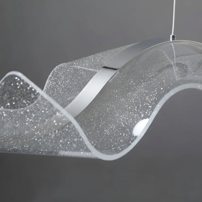 LED Chandelier with Remote Control, Suspended AMI 63W, Linear, Cold/Warm/Neutral Light, White, Adjustable Height