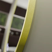 Mirror LED round 70cm Touch glanz System Defrost Rama Rose Gold Brudged