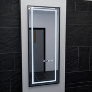 Mirror LED rectangula 60x150cm Bianca Sensor Radar Marcello Clock Defrost & Dimable Thermometer