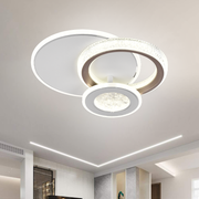 LED LED Fractalum RONDO, 36W, 3 circles, cold/hot/neutral light, black