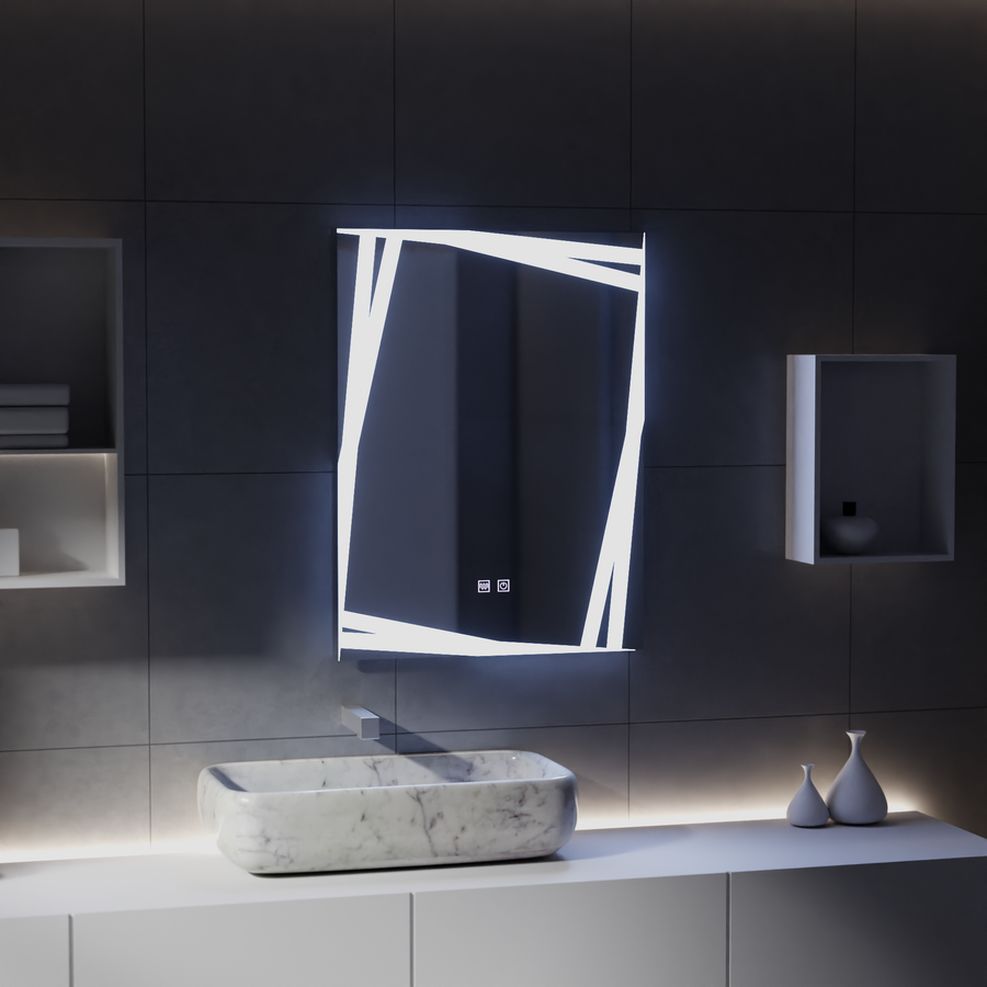 LED Touch Mirror Infinitum Defog System 60X80cm