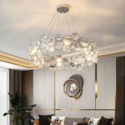 Angelica Crystal Chandelier 6XE14 Silver