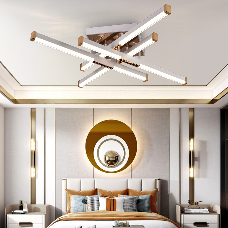 LED Chandelier with Remote Control LT178/4WH, 54W, 4 Elements, Cold/Warm/Neutral Light, Dimmable, White