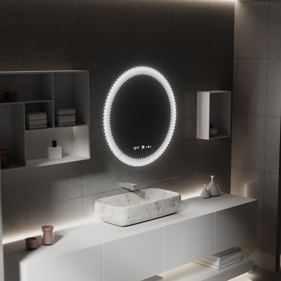 60cm round LED mirror - stellaire touch system unknown disabling