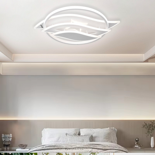 RGB LED Chandelier with Remote Control Jarria Dimmable, Acrylic, RGB, White