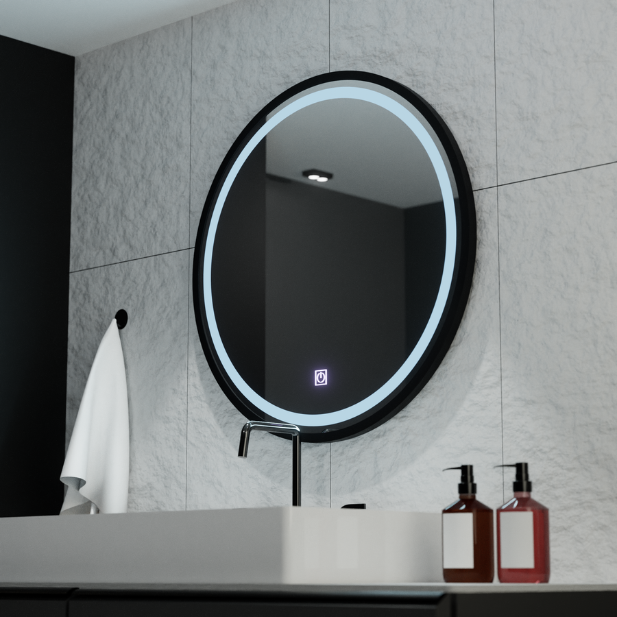 Mirror LED round 80cm Piazza Basic Touch