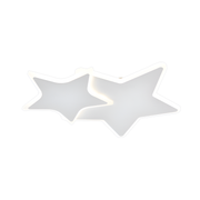 Emeliana LED Chandelier with Remote Control 57W Acrylic and Metal Cold/Warm/Neutral Light Dimmable White with Black