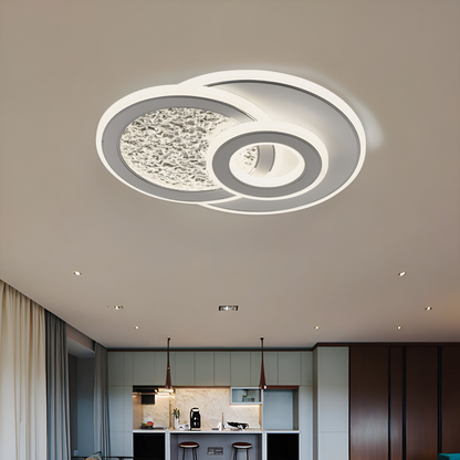 LED LED LED KOMPACIC RONDOS, 36W, 3 circles, cold/hot/neutral light, white