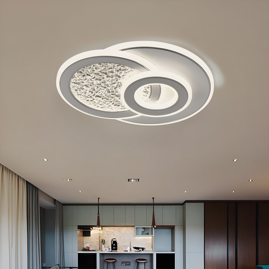 LED LED LED KOMPACIC RONDOS, 36W, 3 circles, cold/hot/neutral light, white